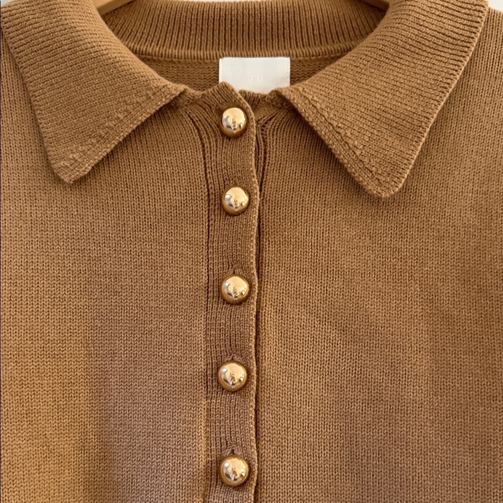 H&M Camel Sweater Dress - Picture 2 of 8